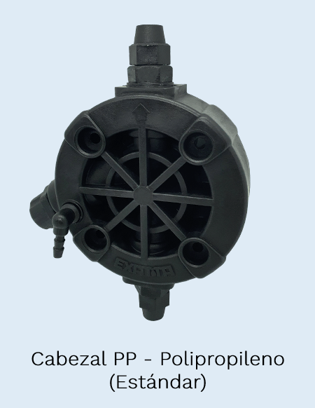 Opcional Cabeçote PP - Bomba Dosificadora EX - Exatta Bombas