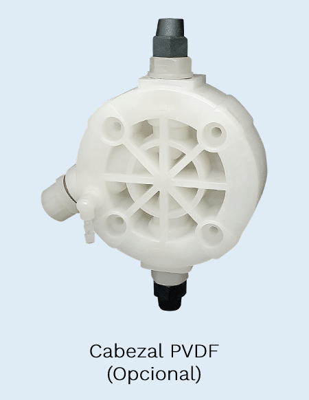 Opcional Cabeçote PVDF - Bomba Dosificadora EX - Exatta Bombas