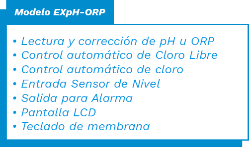 Descrição da Bomba Dosificadora EXpH-ORP - Exatta Bombas